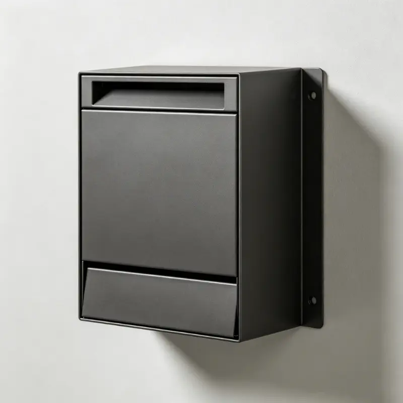 Stainless Steel Wall Mounted Mailbox