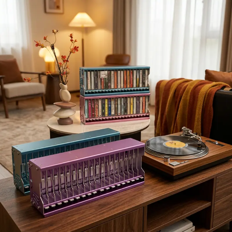 metal cassette storage rack